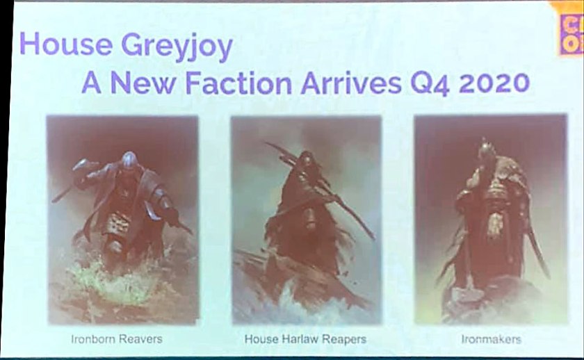 Nouvelle faction : les Greyjoy