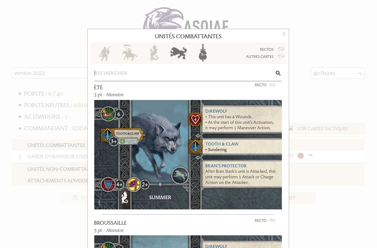 Builder ASOIAF v2021